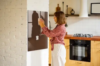 Schreib magnettafel Braune Farbe