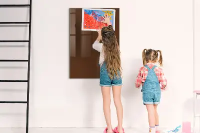 Schreib magnettafel Braune Farbe
