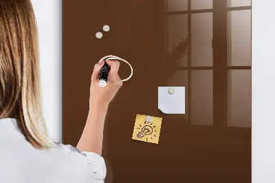 Schreib magnettafel Braune Farbe