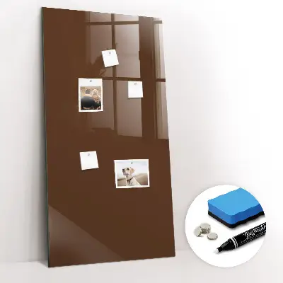 Schreib magnettafel Braune Farbe