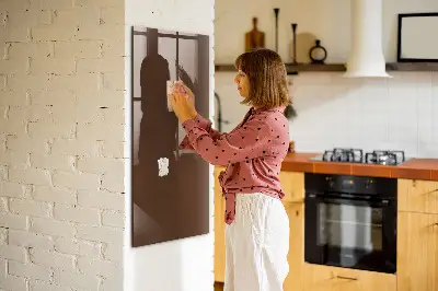 Schreib magnettafel Braune Farbe