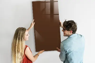 Schreib magnettafel Braune Farbe
