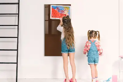 Schreib magnettafel Braune Farbe