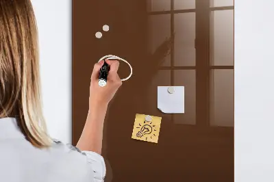 Schreib magnettafel Braune Farbe