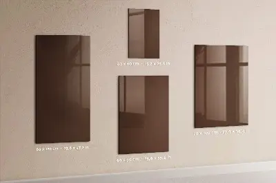 Schreib magnettafel Braune Farbe