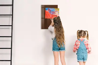 Schreib magnettafel Braune Farbe