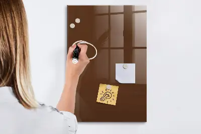 Schreib magnettafel Braune Farbe
