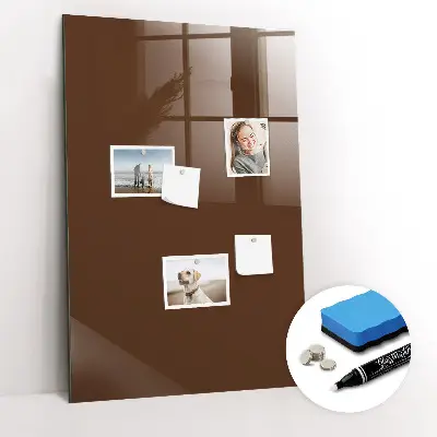 Schreib magnettafel Braune Farbe