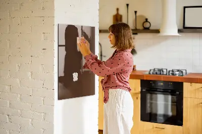 Schreib magnettafel Braune Farbe