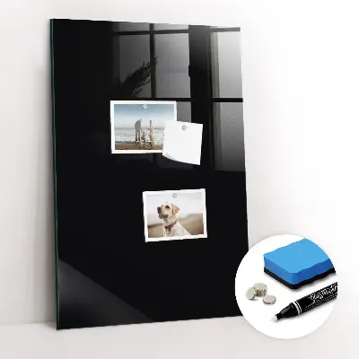 Magnettafel zum schreiben Farbe: Schwarz