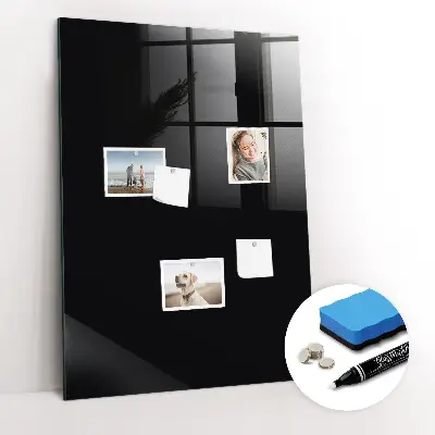 Magnettafel zum schreiben Farbe: Schwarz