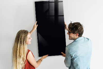 Trocken abwischbare Magnettafel Farbe: Schwarz