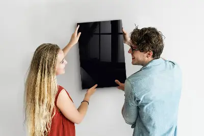 Magnettafel zum schreiben Farbe: Schwarz