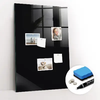 Magnettafel zum schreiben Farbe: Schwarz