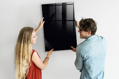 Trocken abwischbare Magnettafel Farbe: Schwarz