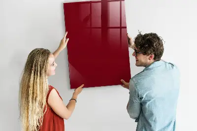 Schreib magnettafel Burgunderrote Farbe