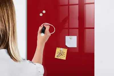 Magnettafel zum schreiben Farbe rot