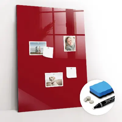 Magnettafel zum schreiben Farbe rot