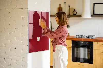 Magnettafel zum schreiben Farbe rot