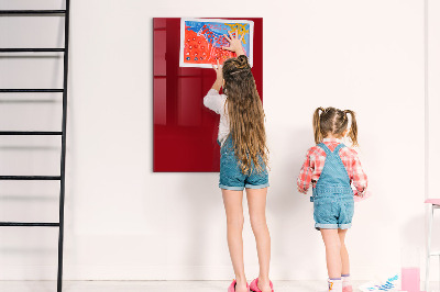 Magnettafel für Kinder Farbe rot