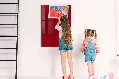 Magnettafel zum schreiben Farbe rot