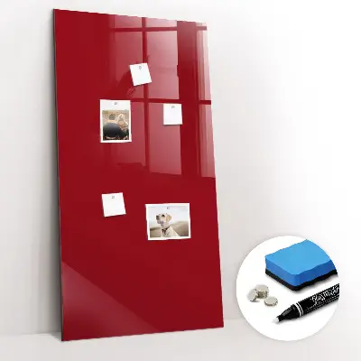 Magnettafel zum schreiben Farbe rot