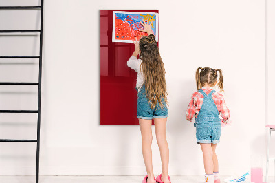 Magnettafel für Kinder Farbe rot