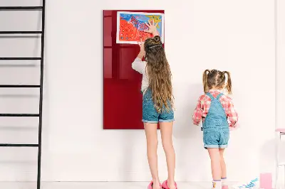 Magnettafel zum schreiben Farbe rot