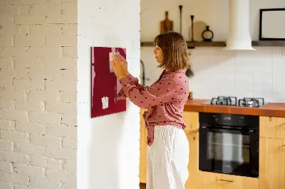 Magnettafel zum schreiben Farbe rot