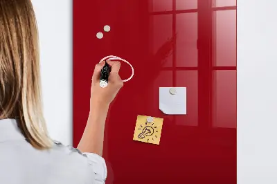 Magnettafel zum schreiben Farbe rot