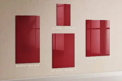 Magnettafel zum schreiben Farbe rot