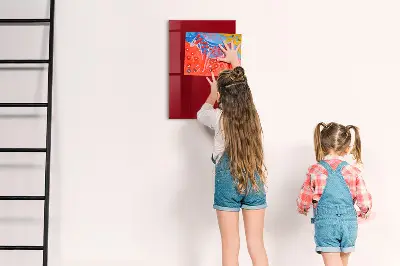 Magnettafel zum schreiben Farbe rot