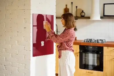 Magnettafel zum schreiben Farbe rot