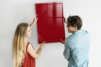 Magnettafel zum schreiben Farbe rot