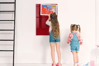Magnettafel zum schreiben Farbe rot