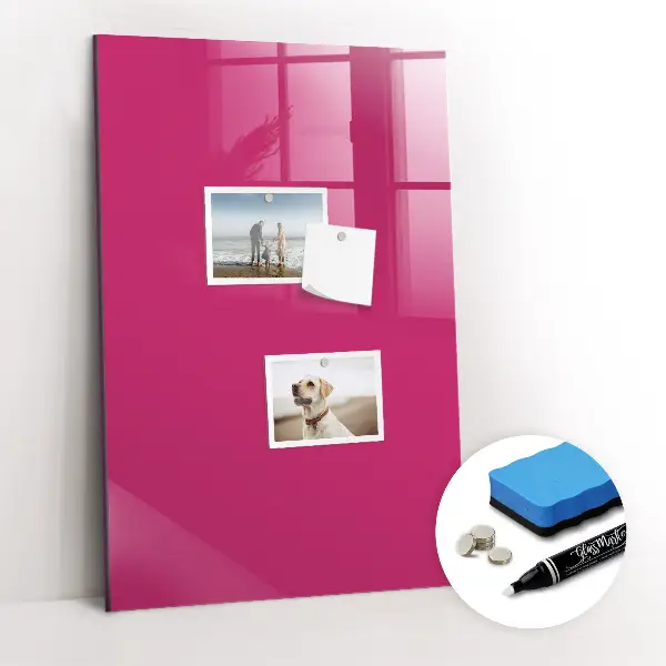 Schreib magnettafel Kräftige rosa Farbe