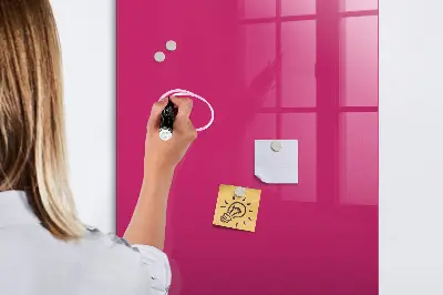Schreib magnettafel Kräftige rosa Farbe