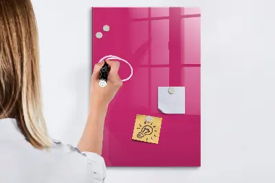 Schreib magnettafel Kräftige rosa Farbe