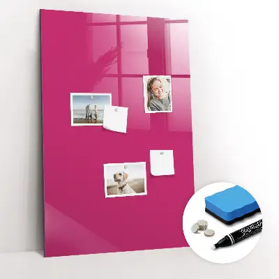 Schreib magnettafel Kräftige rosa Farbe