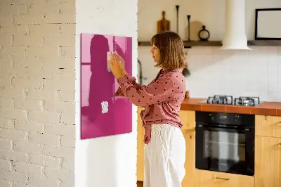 Schreib magnettafel Kräftige rosa Farbe