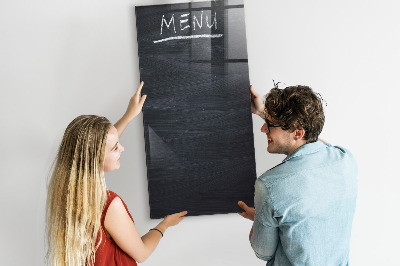 Magnettafel aus Glas Menütafel