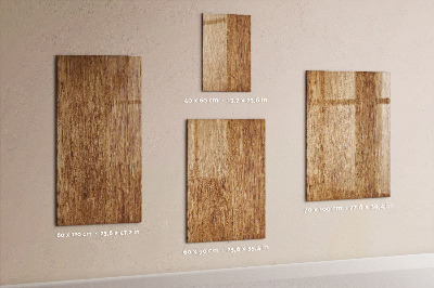 Magnettafel zum schreiben Warmer Holzton