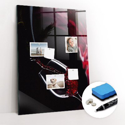 Schreib magnettafel Verschütteter Wein