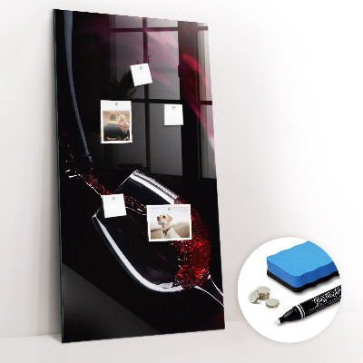 Schreib magnettafel Verschütteter Wein