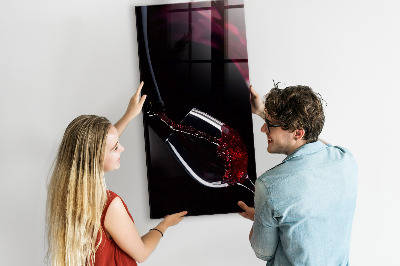 Schreib magnettafel Verschütteter Wein