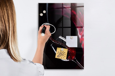 Schreib magnettafel Verschütteter Wein