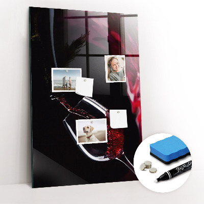 Schreib magnettafel Verschütteter Wein