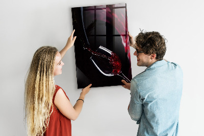 Schreib magnettafel Verschütteter Wein