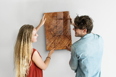 Schreib magnettafel Warmer Holzton