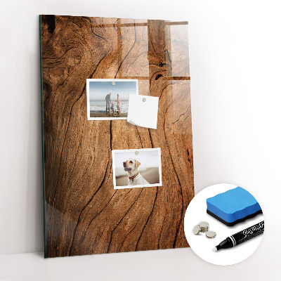 Schreib magnettafel Altes Holz